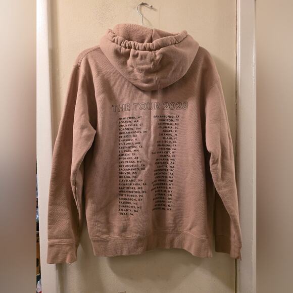 Jonas Brothers 2023 Concert Tour Hoodie Sweatshirt Size S Brown - Picture 2 of 8